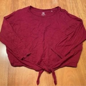 Levi’s: Women’s Sweater Crop Top: Red: Size Small